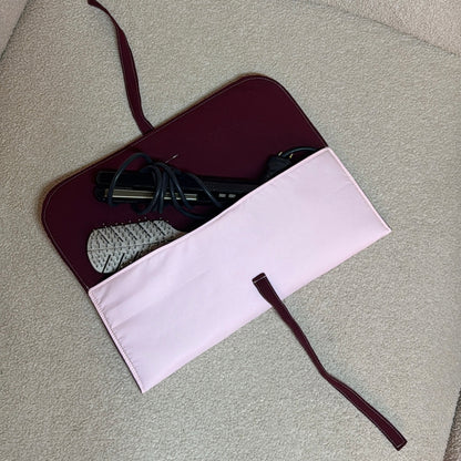 Haircare Plancha + Cepillo • Burgundy