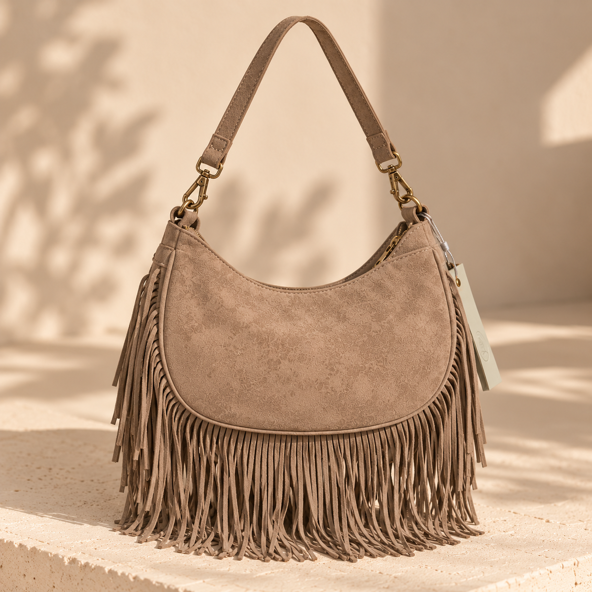 Bolso Mediano Flecos ante