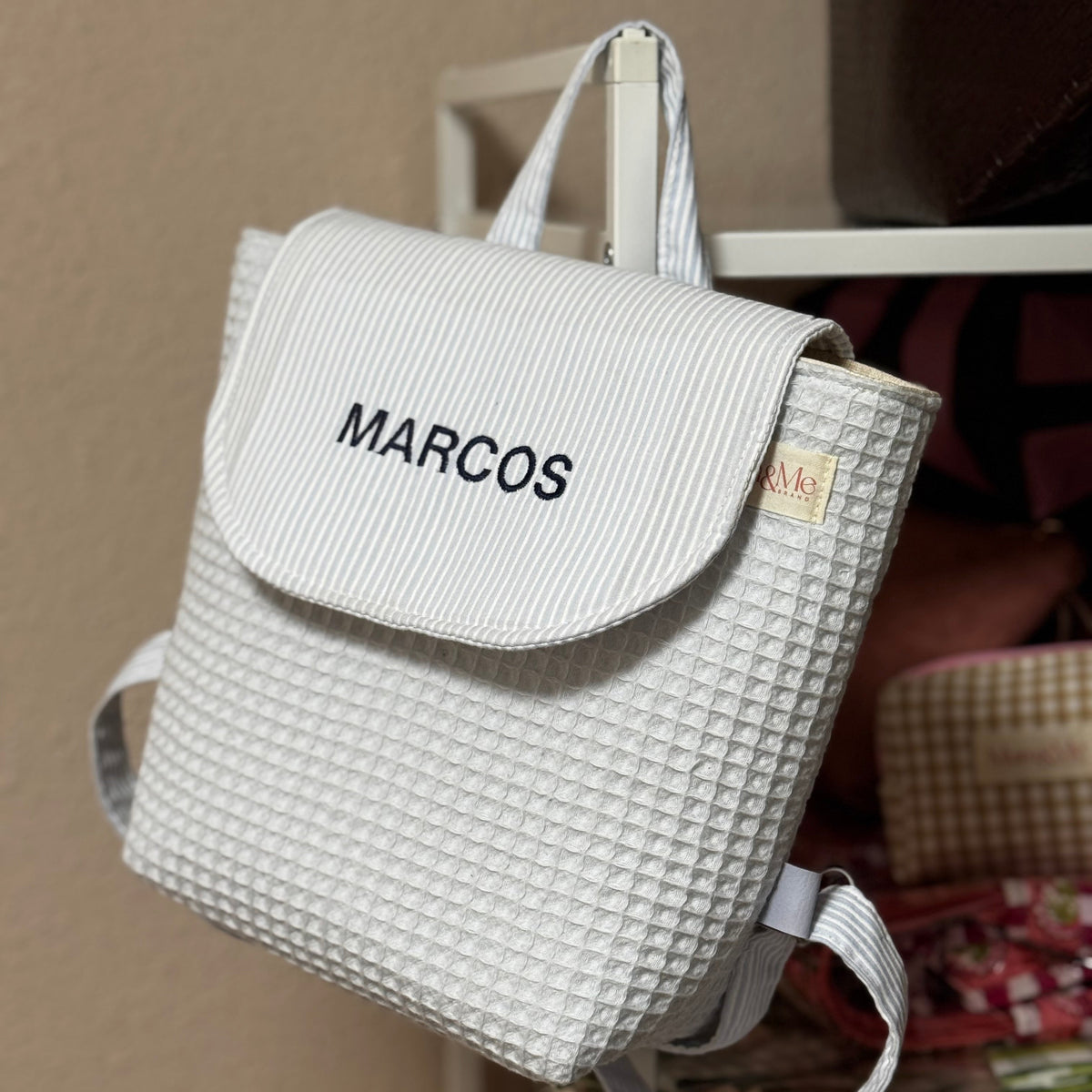 Mochila interior plastificado